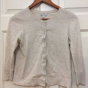 Small cream cardigan
